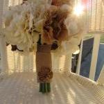 Silk Bridal Bouquet - Ivory..