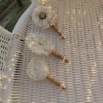 Shabby Chic Boutonniere Col..
